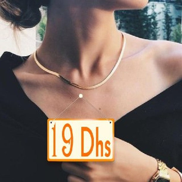collier ras du cou pour femmes 