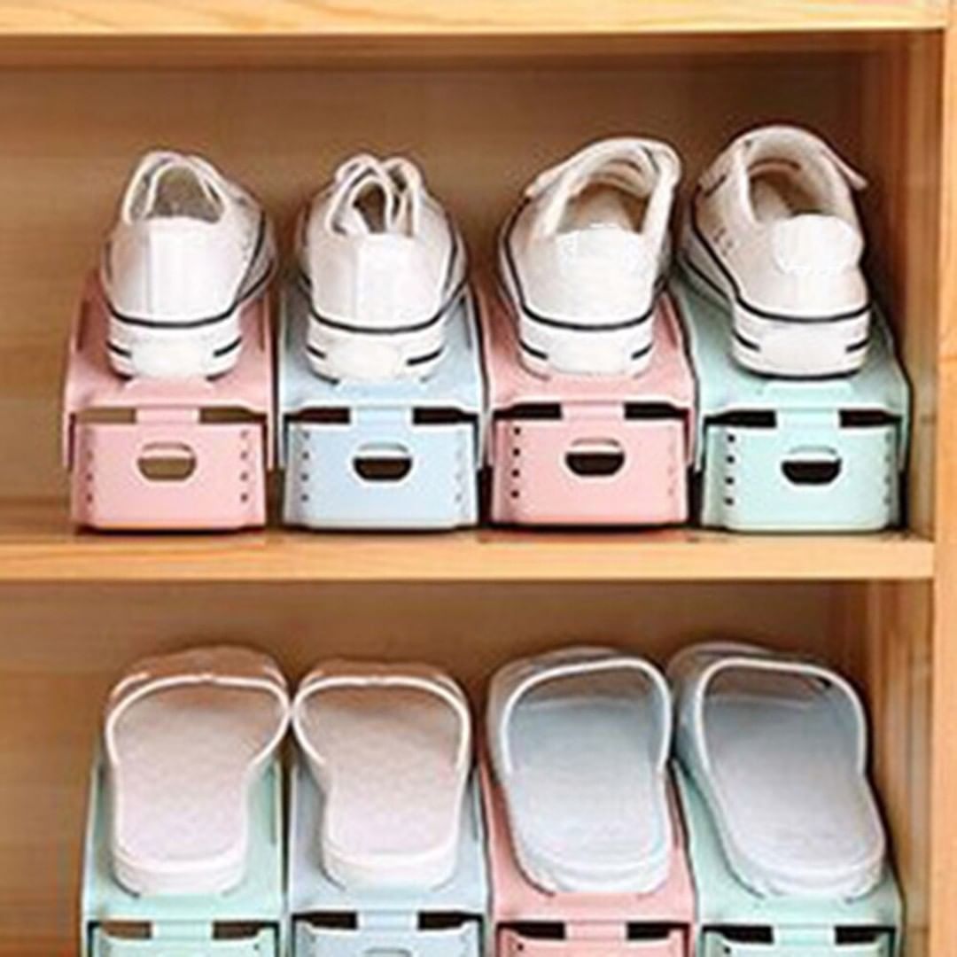Étagère organisateur de chaussures 2pcs