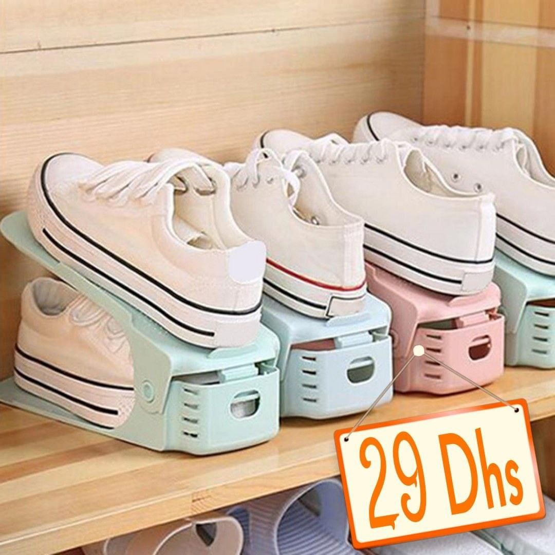 Étagère organisateur de chaussures 2pcs