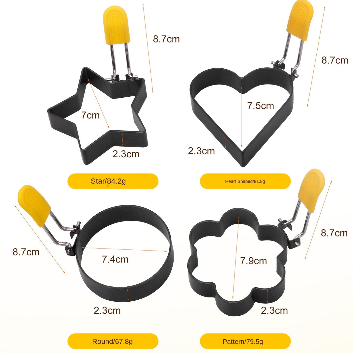 4 pièces moules d’œufs