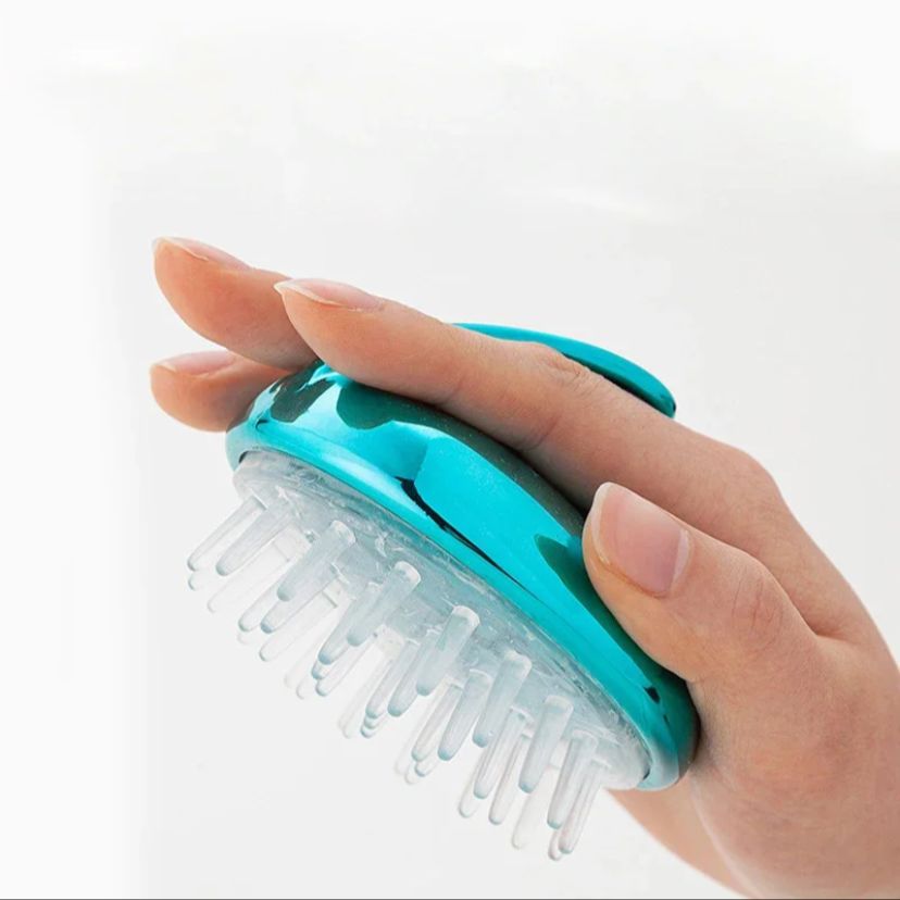 Brosse de massage du cuir chevelu en silicone