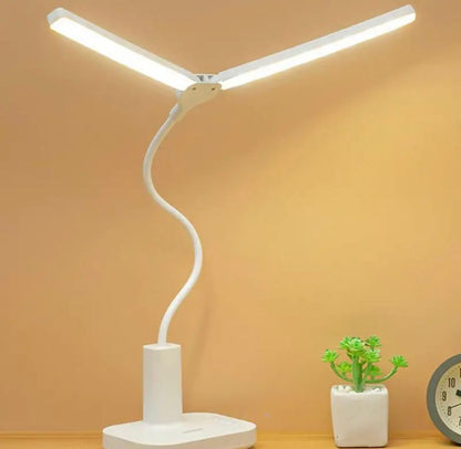 Lampe LED de bureau avec porte-stylo et support téléphone