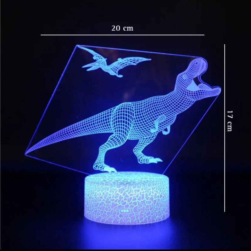 Veilleuse de dinosaure 3D