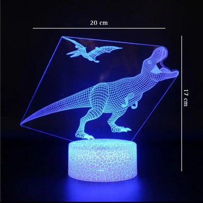 Veilleuse de dinosaure 3D