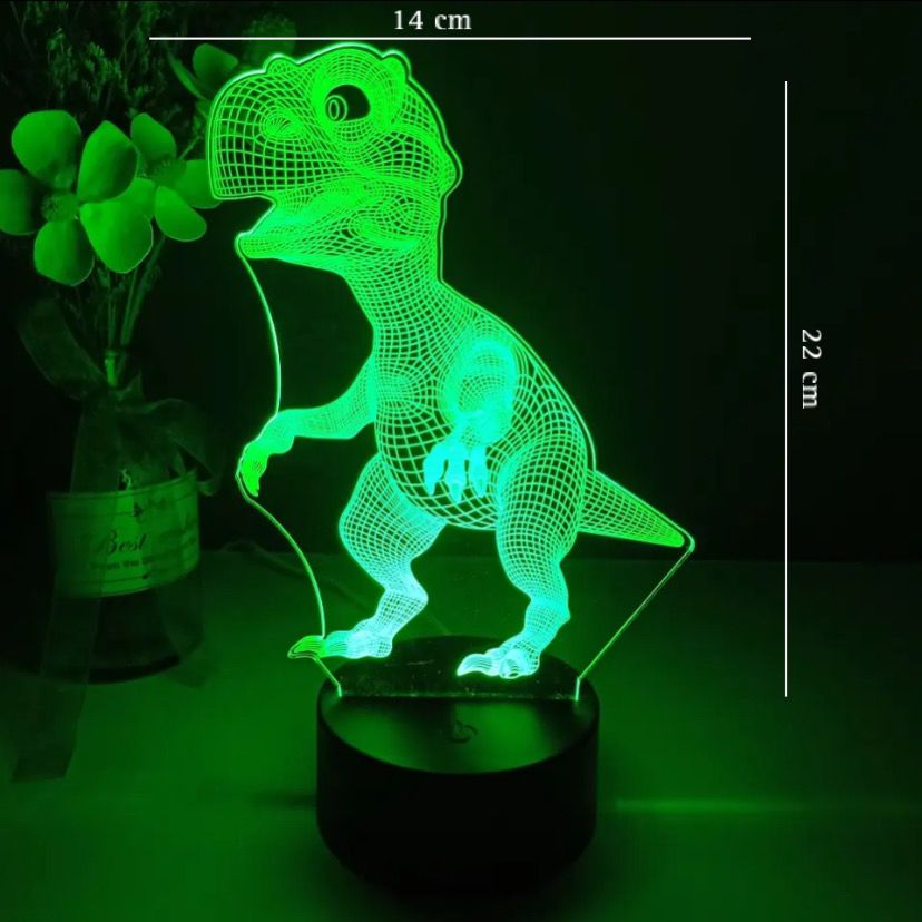 Veilleuse de dinosaure 3D