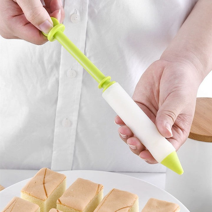 Stylo de décoration de gâteau en silicone
