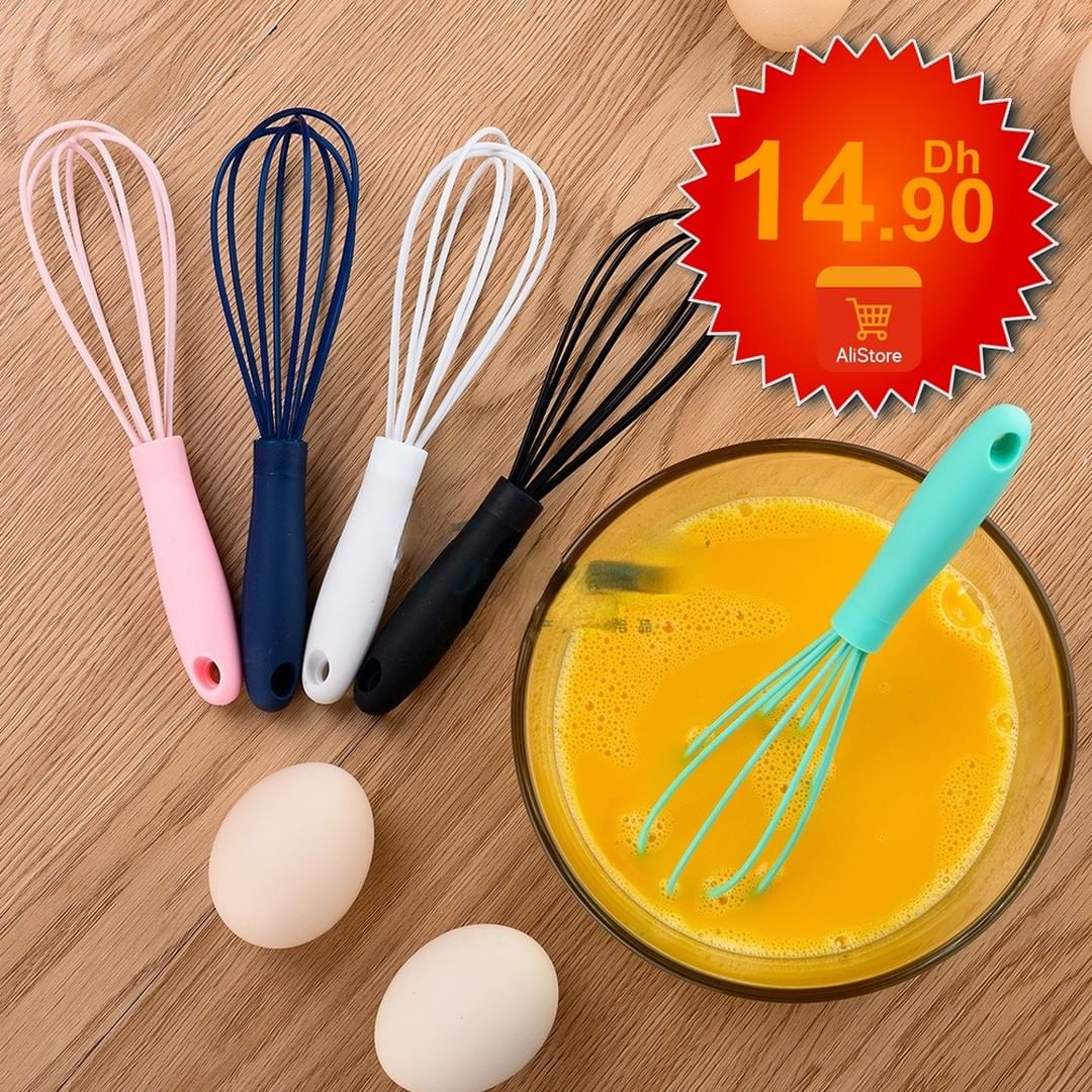 Mini Fouet Batteur en silicone.