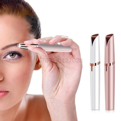 Épilateur à sourcils tondeuse électrique rechargeable USB.