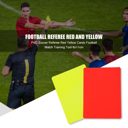 Cartes rouge et jaune FOOTBALL